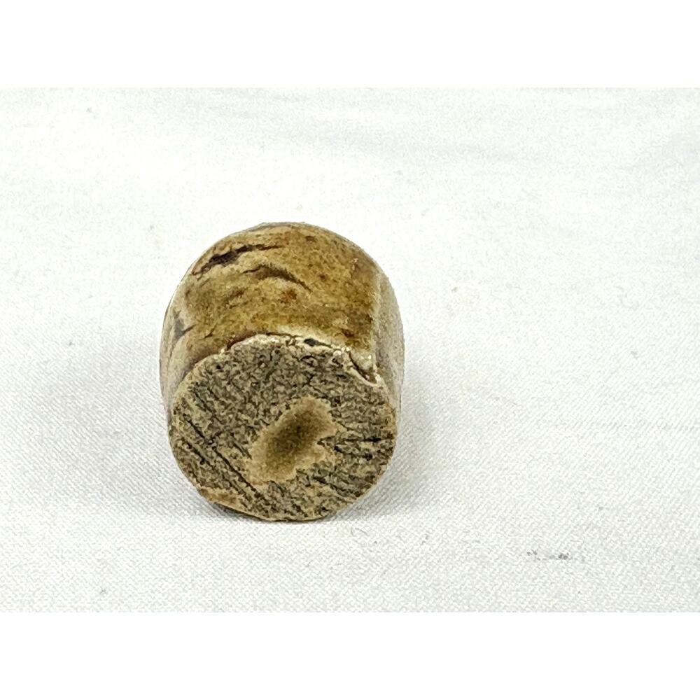 Antique Vtg Miniature 3/4” Stoneware Crock Jug Charm Alkaline Glaze - Picture 7 of 7